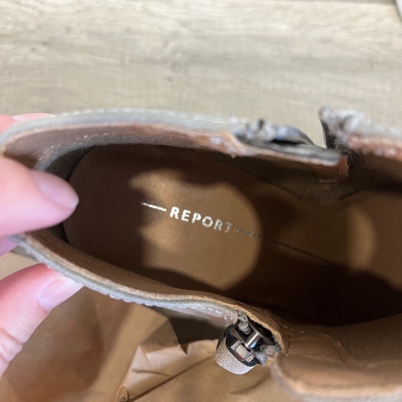 Report grey wedge booties - Picture 3 of 4